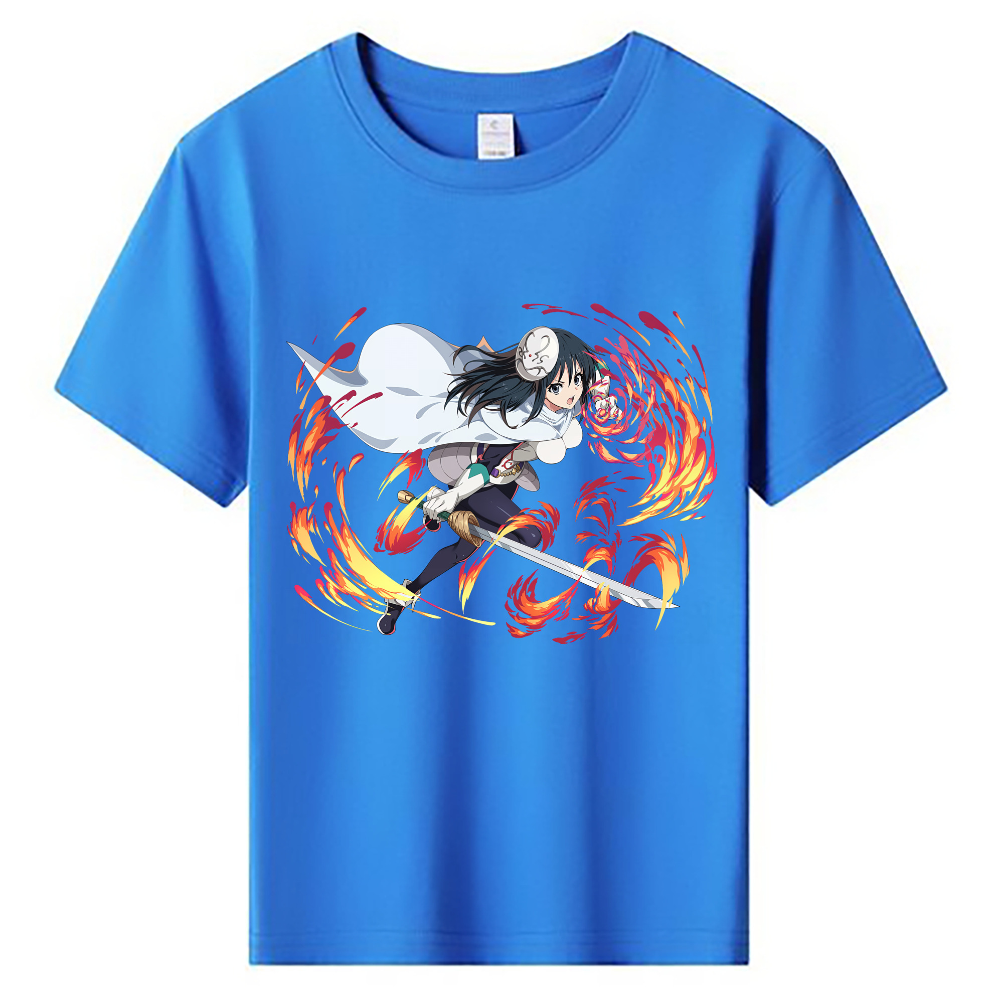 （画像用） 転スラ Regarding Reincarnated to Slime 綿100％キッズTシャツ（フロントプリント）